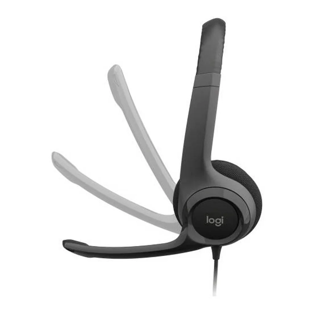 4bac3ac473405432040a5f9e461092bf-hi.jpg Logitech H390 Wired Headset for PC/Laptop, Stereo Headphones with Noise Cancelling Microphone, USB Type-A Interface, In-Line Controls, Works with Chromebook - Black
