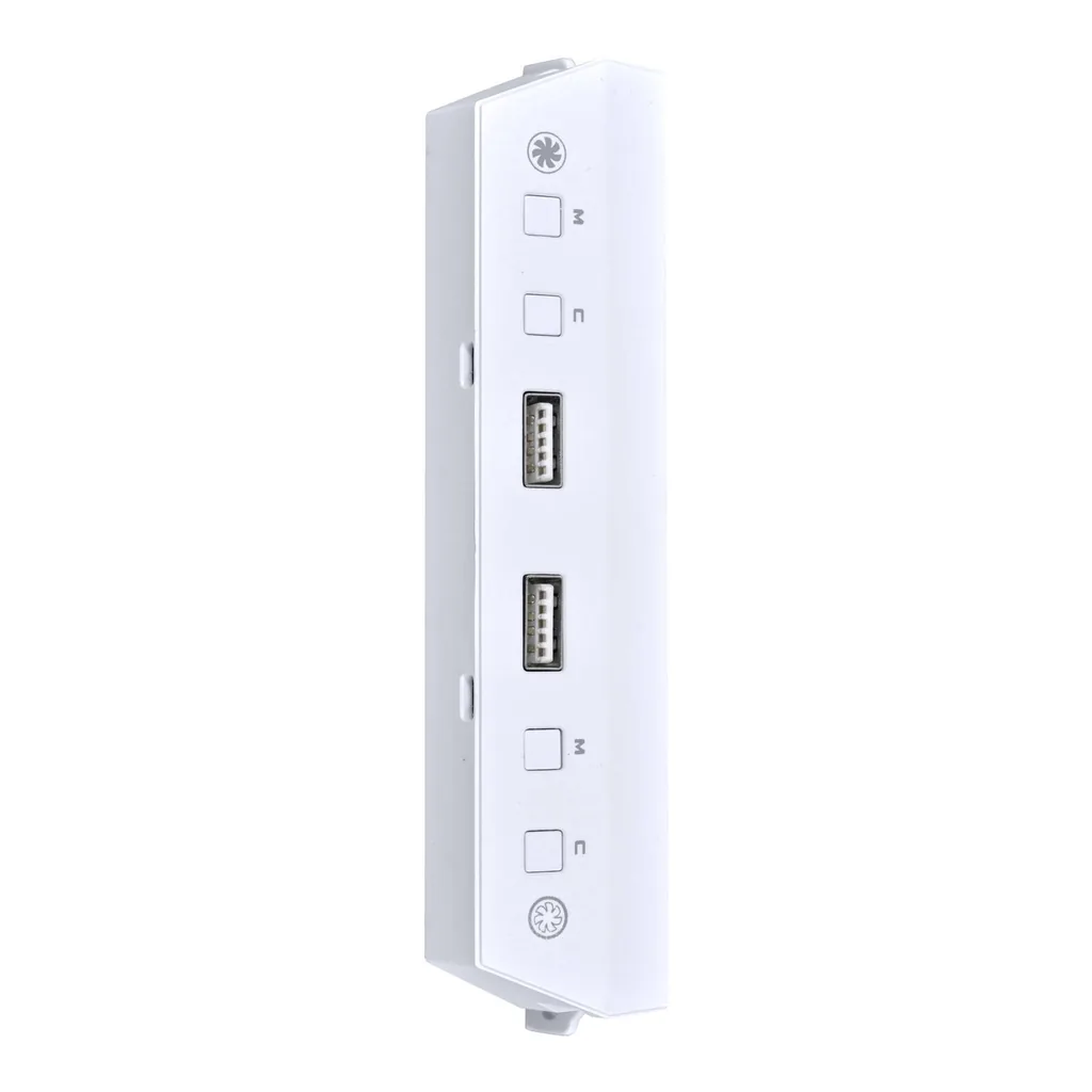 Lian Li Lancool 216 ARGB Controller and USB Module, White | G89.LAN216-1W.00 - Image 1 Lian Li Lancool 216 ARGB Controller and USB Module, White | G89.LAN216-1W.00