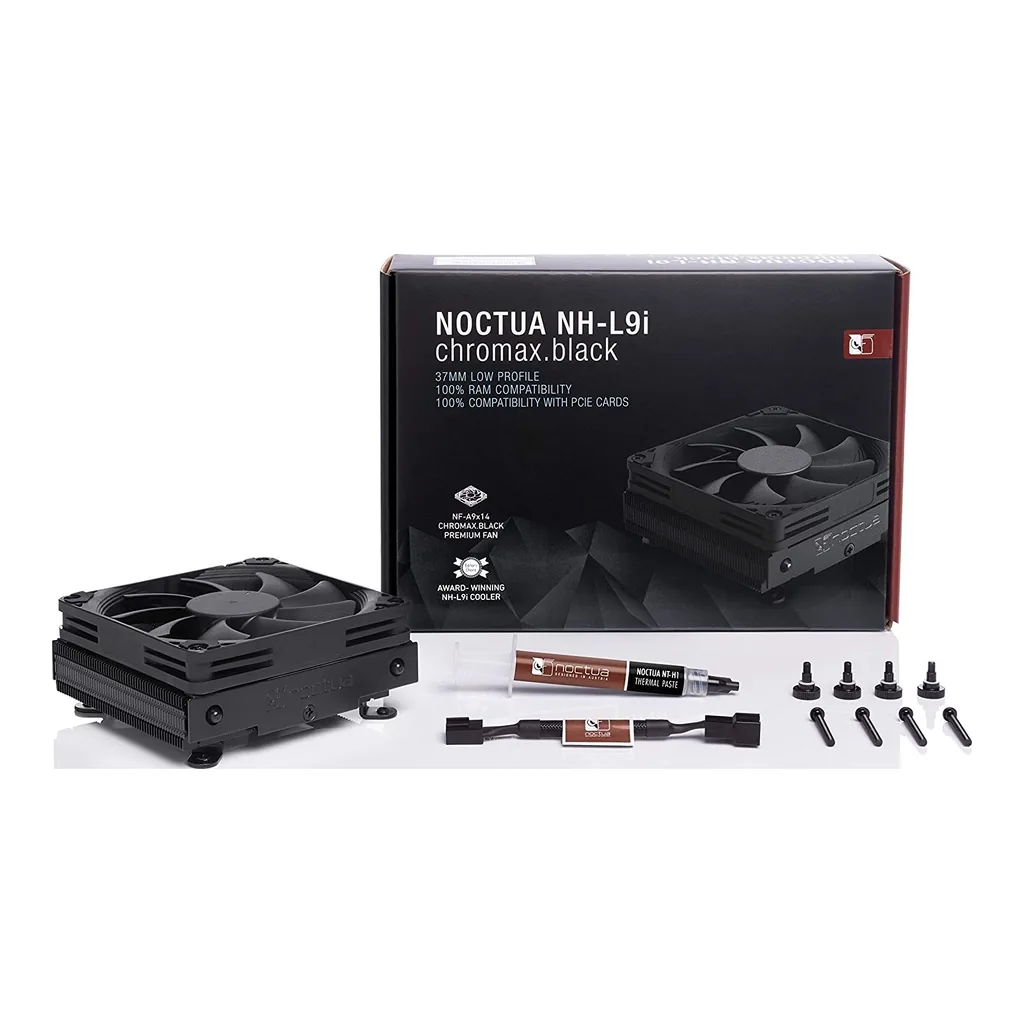 Noctua NH L9i CPU Cooler, Chromax.Black | NH-L9i CH.BK - Image 4 Noctua NH L9i CPU Cooler, Chromax.Black | NH-L9i CH.BK