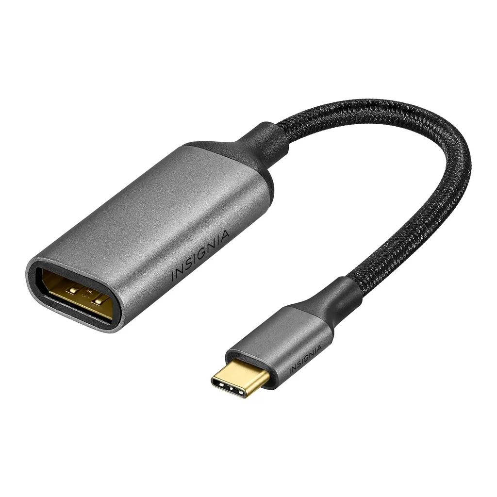 4d21cba5-d924-4ba8-91c2-5f829644b7aa.jpg Insignia™ - 8K USB-C to DisplayPort Adapter - Black
