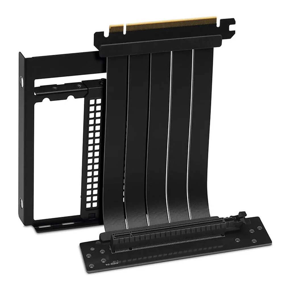 DeepCool PCIe 4.0 Vertical GPU Bracket Adapter, Black | R-Vertical-GPU-Bracket-G-1 - Image 1 DeepCool PCIe 4.0 Vertical GPU Bracket Adapter, Black | R-Vertical-GPU-Bracket-G-1
