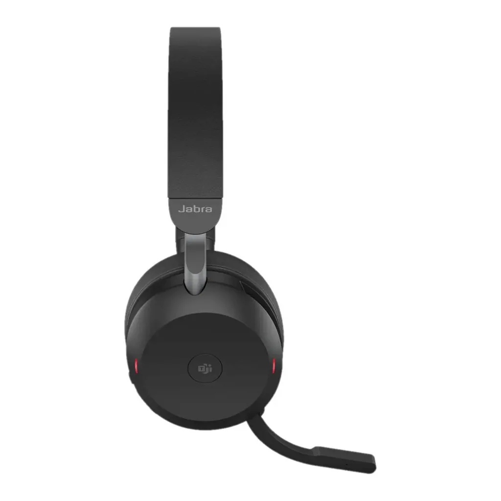 4f014af3e21575dd73a84db71f9e2f54-hi.jpg Jabra Evolve2 75 MS Stereo USB-C Headset, Up to 100 Ft Wireless Range, Bluetooth, Active Noise Cancellation, Flexible Boom Mic, 36 Hours Battery Life, Dual-Foam Ear Cushions, Black