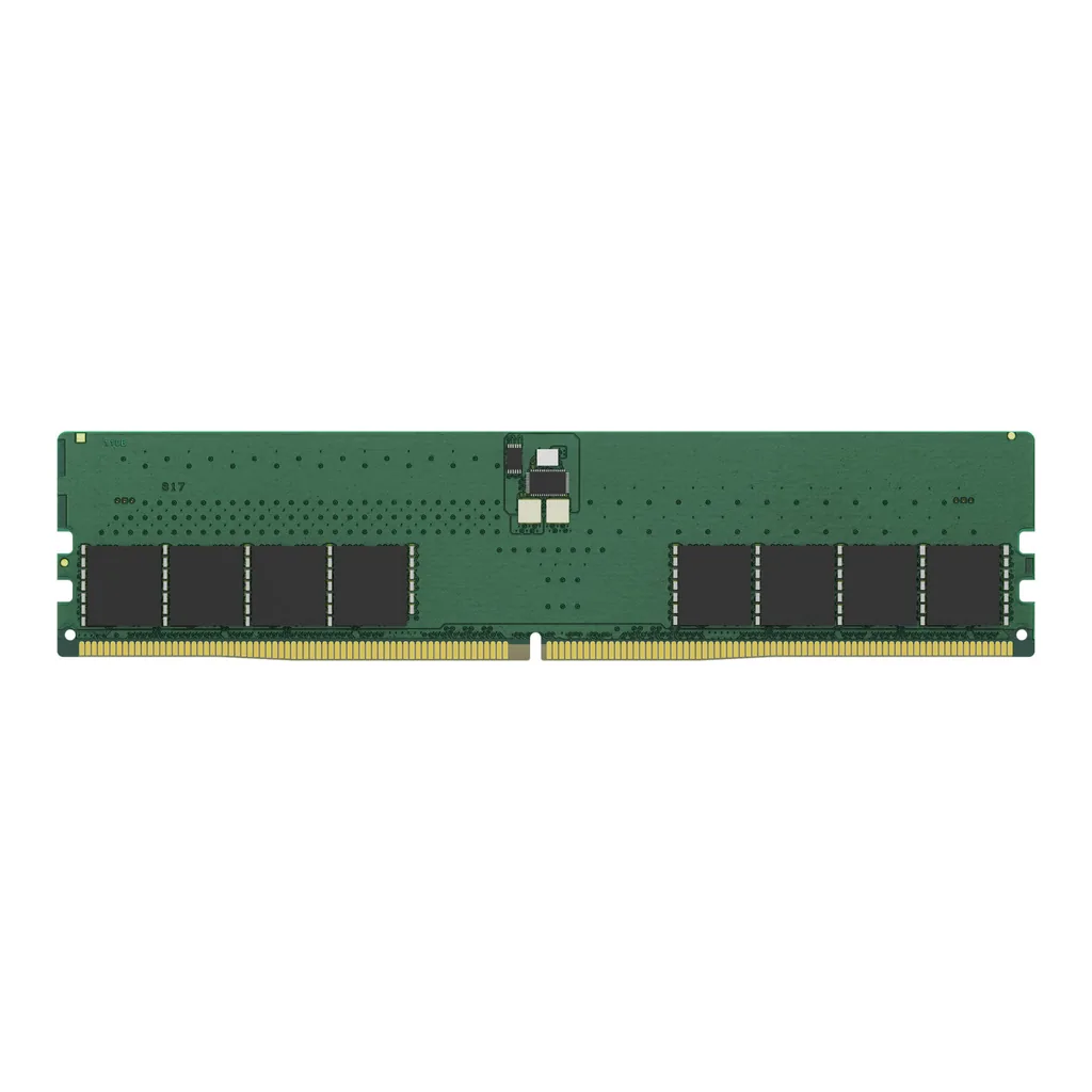 Kingston ValueRAM DDR5 DIMM Desktop Memory, 48GB Capacity, 5600MT/s Memory Speed, CL46 CAS Latency, 1.1 Voltage, Non-ECC, 288-Pin | KVR56U46BD8-48 - Image 1 Kingston ValueRAM DDR5 DIMM Desktop Memory, 48GB Capacity, 5600MT/s Memory Speed, CL46 CAS Latency, 1.1 Voltage, Non-ECC, 288-Pin | KVR56U46BD8-48 - Image 1
