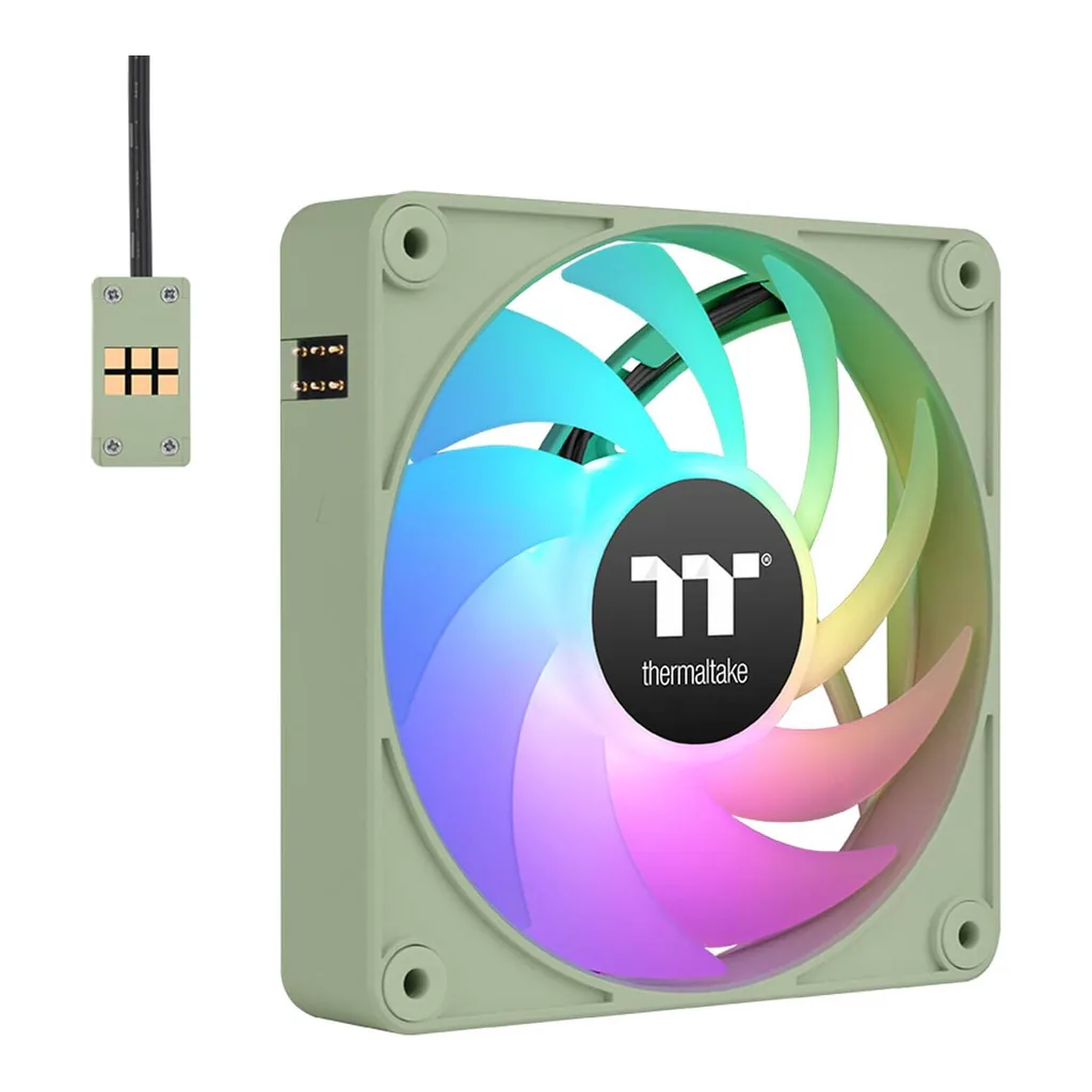 Thermaltake CT120 EX ARGB Sync PC Cooling Fan, Matcha Green | CL-F196-PL12MG-A - Image 4 Thermaltake CT120 EX ARGB Sync PC Cooling Fan, Matcha Green | CL-F196-PL12MG-A
