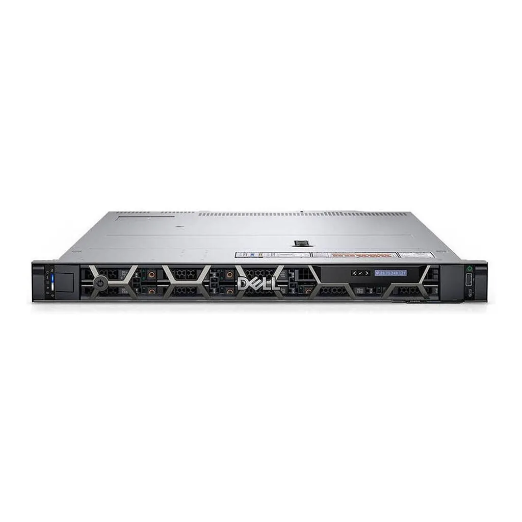 52355c9ee0db7f6f9843df91c45add1b-hi.jpg Dell PowerEdge R450 Server, with Broadcom 5720, Intel Xeon Silver 4310, 64GB RAM, 2x 960GB SATA SSD + 2x 2TB SATA HDD, PERC H755 Controller, iDRAC9, Enterprise 15G, 2x 600W PSU | PE-R450