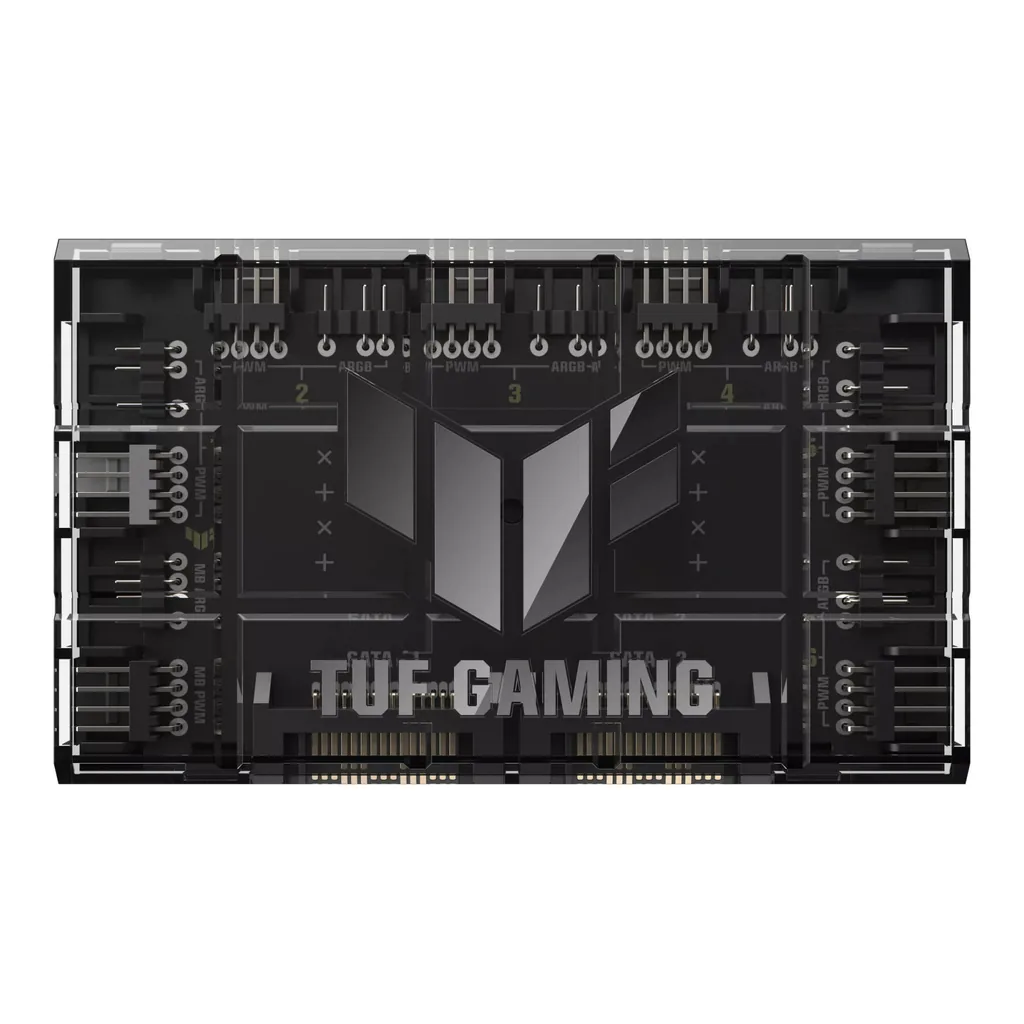 ASUS TUF Gaming ARGB PWM Fan Hub, Black | 90DA00C0-B09000 - Image 4 ASUS TUF Gaming ARGB PWM Fan Hub, Black | 90DA00C0-B09000