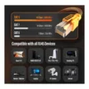 5295b7dc9c7cf4e3937d238bd4694a2d-hi.jpg NEXUS CAT8 Network Cable 1M FULL COPPER, not CCA Ethernet Cable High-Speed 40Gbps 2000MHz RJ45 Braided and Shielded Ethernet Cable Compatible with Ethernet Switches PS5 PC Router TV Xbox, 1M