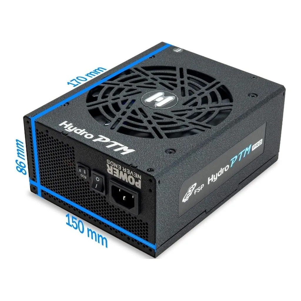 52cef8f3e32cc086c009bf506e123ed2-hi.jpg FSP Hydro PTM 750W Full Modular Power Supply, 80 Plus Platinum, 12V Single Rail, 135mm FDB Fan, ATX | HPT2-750M / PPA7505704