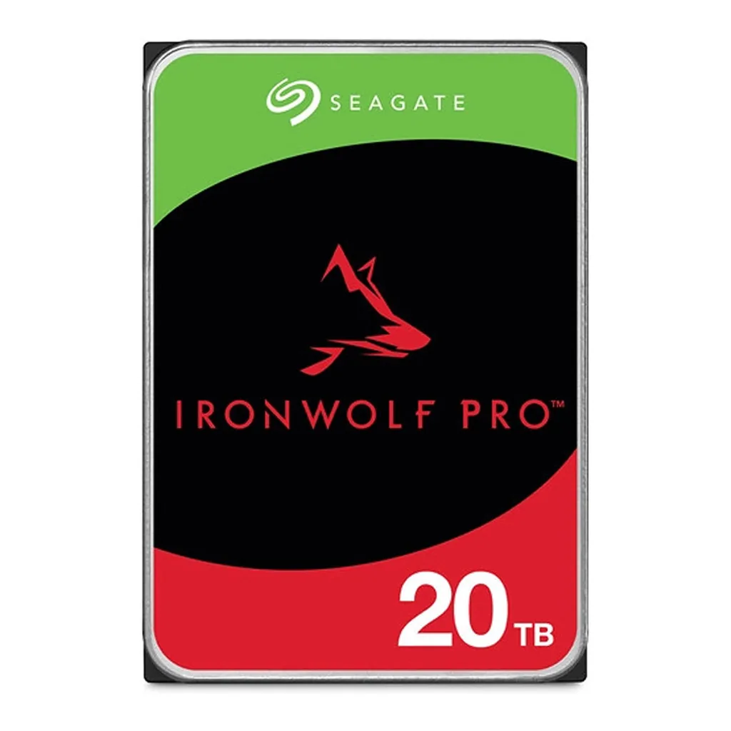 52e535d500566b791c243898a0af7883-hi.jpg Seagate IronWolf Pro 20TB NAS Hard Drive, 7200 RPM Memory Speed, 256MB Cache, SATA III 6 GB/s Interface, 3.5" Form Factor, Up to 24-Drive Bay Supported, 1.2 Million Hours MTBF | ST20000NT001