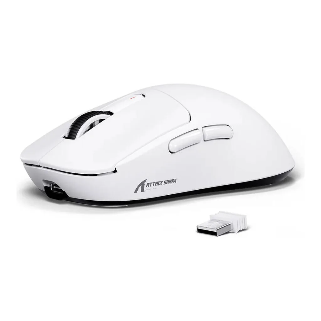 53526b4b058a577f93c7cbe6958ad688-hi.jpg ATTACK SHARK X3 Tri-Mode Gaming Mouse, 26000 DPI, White