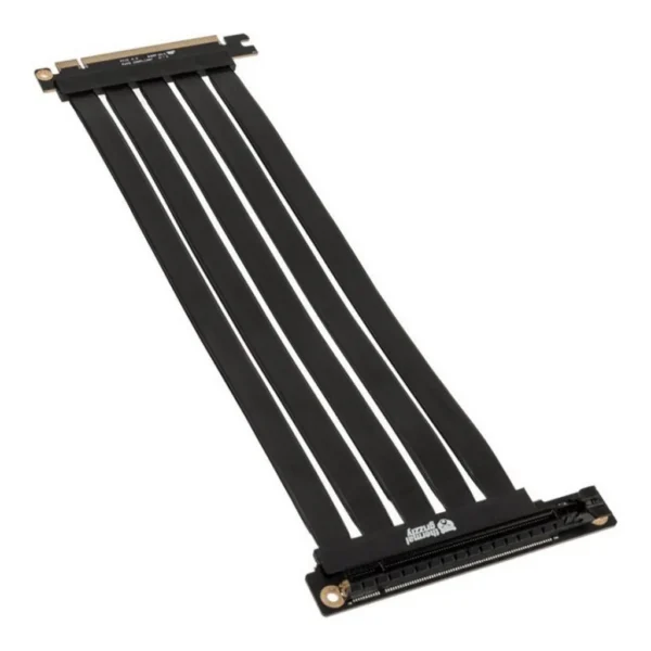 Thermal Grizzly PCIe 4.0 x 16 Riser Cable, Black | TG-PCIE-40-16-30 - Image 1 Thermal Grizzly PCIe 4.0 x 16 Riser Cable, Black | TG-PCIE-40-16-30