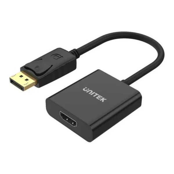 569eed895cec7565ec0e9ac6938552a7-md.jpg Unitek DisplayPort to HDMI 1080P Full HD Adapter, Up To Full HD 1920x1200 Resolution, Audio & Visual Pass, 20cm Cable Length, Black | Y-5118DA