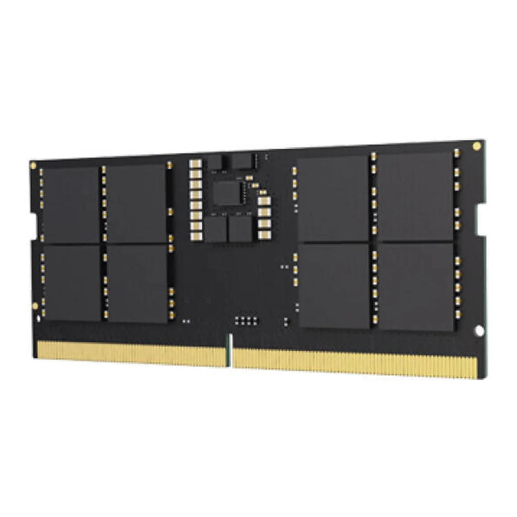 Lexar DDR5 SODIMM Laptop Memory, 16GB Capacity, 4800 MHz Memory Seed, CL40 CAS Latency, 1.1 Voltage, On-Die ECC, Black | LD5DS016G-B4800GSST - Image 2 Lexar DDR5 SODIMM Laptop Memory, 16GB Capacity, 4800 MHz Memory Seed, CL40 CAS Latency, 1.1 Voltage, On-Die ECC, Black | LD5DS016G-B4800GSST - Image 2