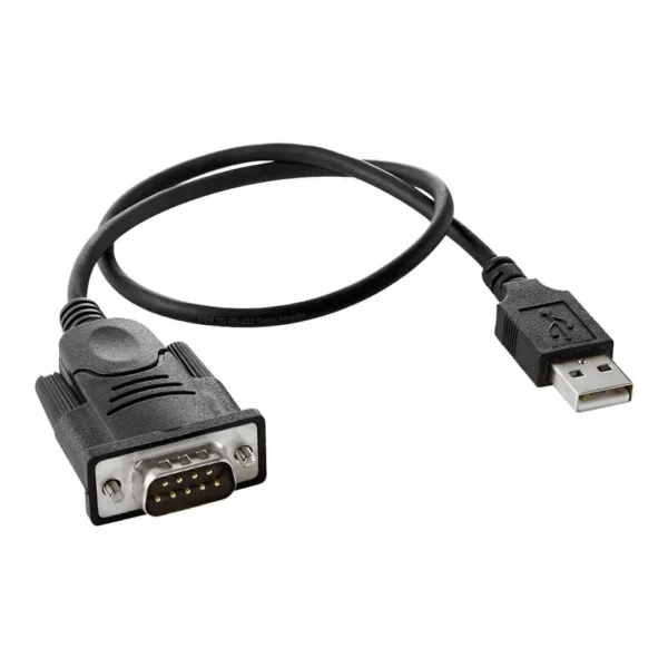 5883029_sd.jpg Insignia™ - 1.3' USB-to-RS-232 (DB9) PDA/Serial Adapter Cable, with Prolific Chipset - Black