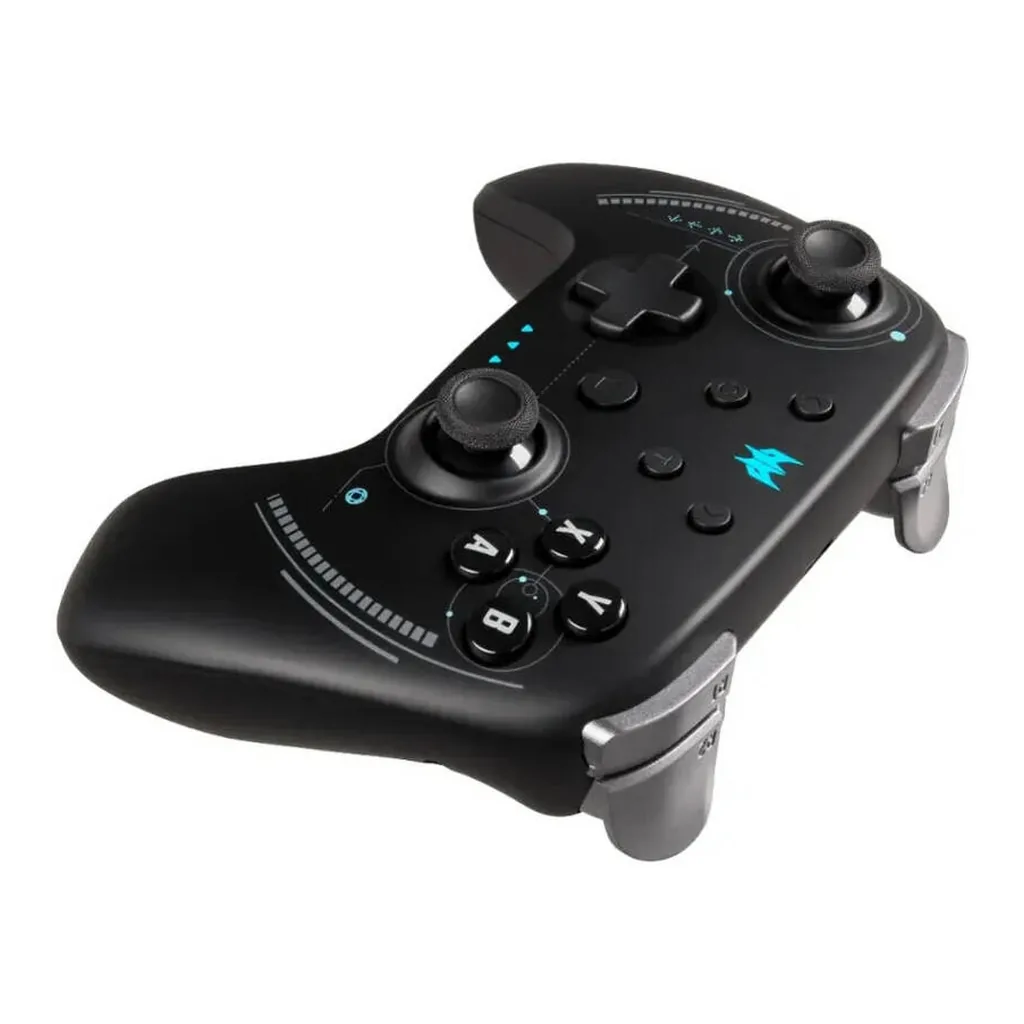 592256059c862900b50863aaaac7dcf7-hi.jpg Acer Predator PGR300 Wireless Gaming Controller, Tri Connectivity, Hall Effect Joysticks, Dual Vibration Motors, Motion Sensor, 16 Buttons, 25 Hour Battery Life, Black
