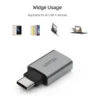 592a88b25e7c580be0b45d70d972b536-hi.jpg Unitek USB-C to USB-A Adapter, Up to 5Gbps Data Transfer Rate, Aluminium-Alloy Housing, Space Gray | Y-A025CGY
