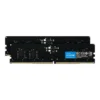 Crucial UDIMM Desktop Memory, 16GB (2x 8GB) Capacity, DDR5-5600 Memory Speed, CL46 CAS Latency, 1.1 Voltage, Black | CT2K8G56C46U5 - Image 1 Crucial UDIMM Desktop Memory, 16GB (2x 8GB) Capacity, DDR5-5600 Memory Speed, CL46 CAS Latency, 1.1 Voltage, Black | CT2K8G56C46U5 - Image 1