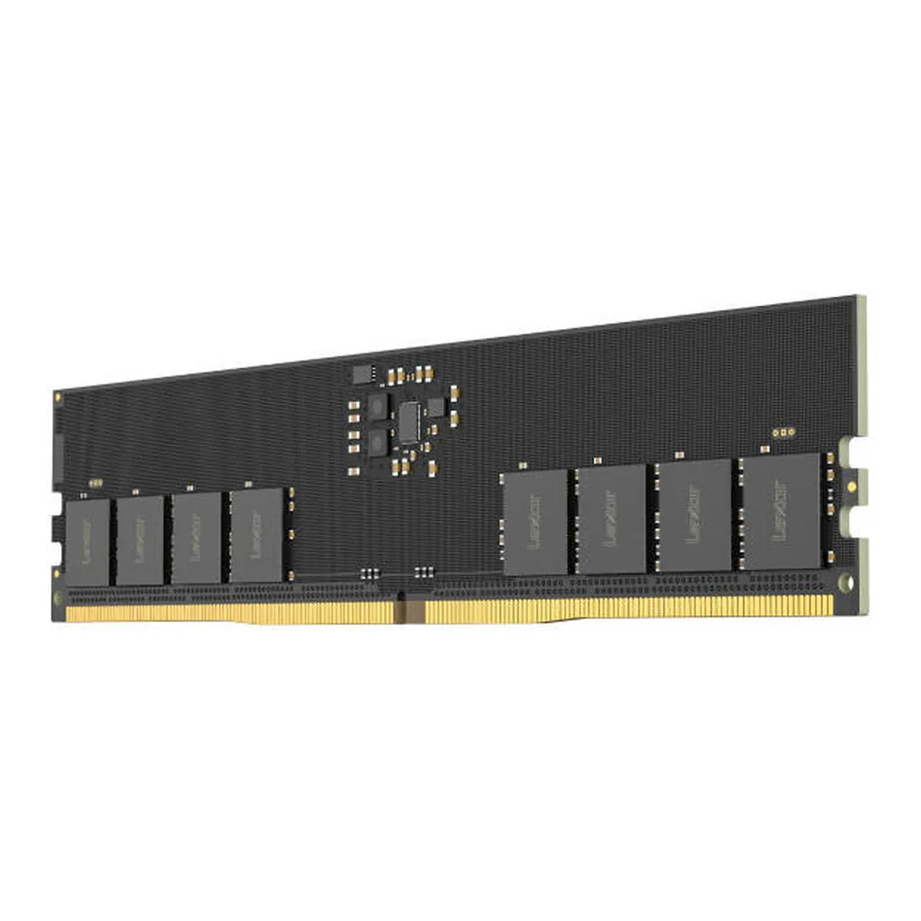 Lexar DDR5 UDIMM Desktop Memory, 32GB Capacity, 5600 MHz Memory Speed, CL46 CAS Latency, 1.1 Voltage, On-die ECC, Black | LD5U32G56C46ST-BGS - Image 2 Lexar DDR5 UDIMM Desktop Memory, 32GB Capacity, 5600 MHz Memory Speed, CL46 CAS Latency, 1.1 Voltage, On-die ECC, Black | LD5U32G56C46ST-BGS - Image 2