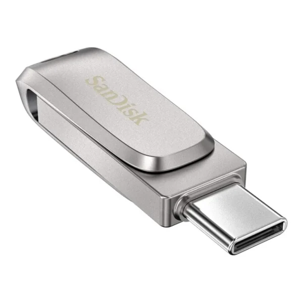 5a4eaa913605d4100deb7d8f8606f2f1-hi.jpg SanDisk Ultra 128GB Dual Luxe USB Type-C, Type-A, Speed Up to 150Mbps, Premium Metal Design | SDDDC4-128G-G46