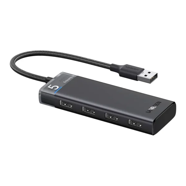 5b1014c79cabff5951eeba5244282428-hi.jpg UGREEN CM653 USB 3.0 HUB 5Gbps High Speed Data Transmission With USB-C Power Supply, Multiple Extension For Laptop, Desktop PC, Xbox, PS5, Mouse, Keyboard, Flash Drive, Printer | 15548