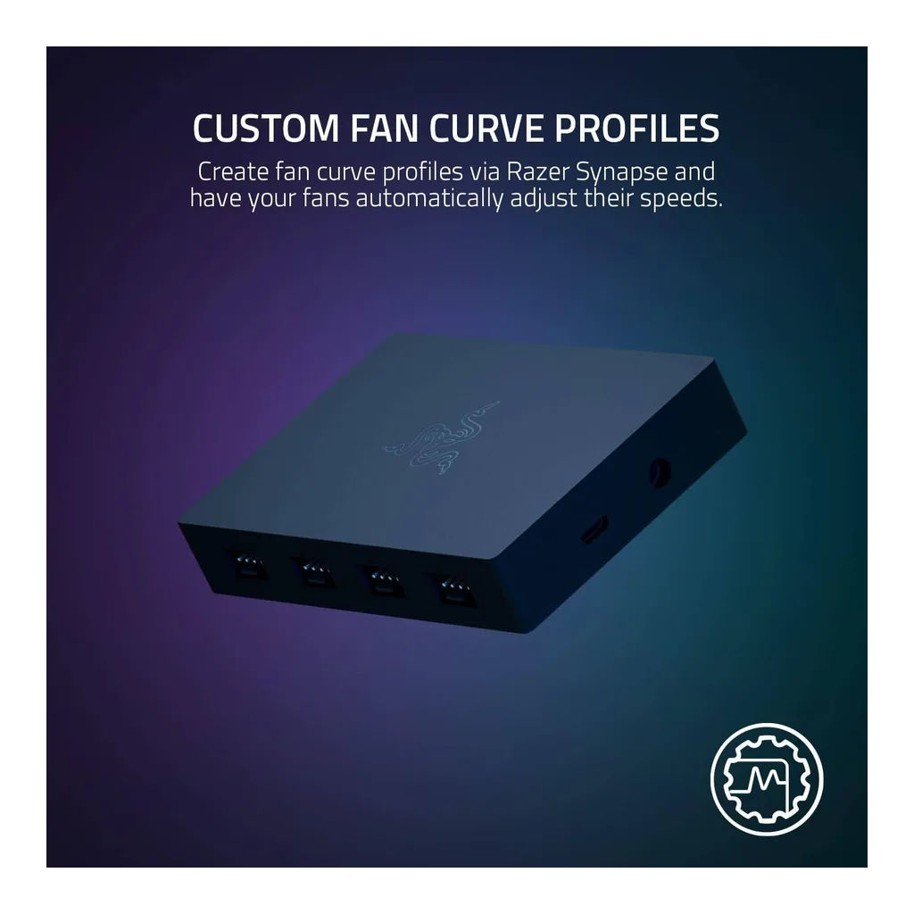 Razer PWM PC Fan Controller, Black | RZ34-02140700-R3M1 - Image 5 Razer PWM PC Fan Controller, Black | RZ34-02140700-R3M1