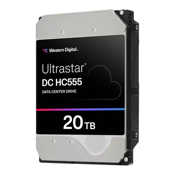5bc1ba977c8bb3cc8dc07cfe4b5d7a28-hi.jpg Western Digital Ultrastar HC555 Data Center Internal Hard Drive, 3.5" Form Factor, 20TB SATA Interface, SE Security, Up to 285 MB/s Transfer Rate, 512MB Cache Size | WUH722020CLE6L4 / 0B48724