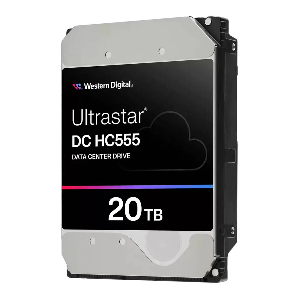 5bc1ba977c8bb3cc8dc07cfe4b5d7a28-hi.jpg Western Digital Ultrastar HC555 Data Center Internal Hard Drive, 3.5" Form Factor, 20TB SATA Interface, SE Security, Up to 285 MB/s Transfer Rate, 512MB Cache Size | WUH722020CLE6L4 / 0B48724