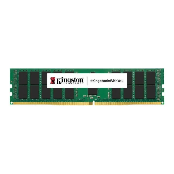 Kingston DDR5 Server Memory, 64GB Capcacity, 5600MT/s Memory Speed, CL46 CAS Latency, Micron Chip Build, 1.1 Voltage, 288 Pin, ECC Registered | KSM56R46BD4-64MD - Image 1 Kingston DDR5 Server Memory, 64GB Capcacity, 5600MT/s Memory Speed, CL46 CAS Latency, Micron Chip Build, 1.1 Voltage, 288 Pin, ECC Registered | KSM56R46BD4-64MD - Image 1
