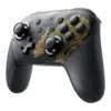 5c2231c0265054e2e3b2b07e6cf617df-hi.jpg Nintendo Monster Hunter Rise Edition Switch Pro Controller, Motion Controls, HD Rumble Function, Built-in Amiibo Functionality, 2 Linear Resonant Actuators, Premium Grips, Black/Gold