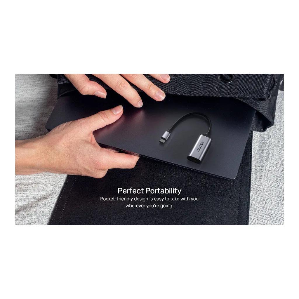 5c7d98d61c468061fed81a43b21252e9-hi.jpg Unitek USB-C to DisplayPort1.4 Adapter, Up To 4K@144Hz or 8K@60Hz Resolution, Stream with HDCP2.3, Aluminum Housing Material, 15cm Cable Length, Space Gray | V1415A