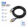 5cf012105764fa68bac1321b7cbc824c-hi.jpg Taradhin HDMI Cable 2.0 Ultra-Slim 4K Gold Plated Male to Male 2 Metre, 4K60Hz Ultra HD HDR 3D ARC, 18Gbps, PS5 PS4 PS3 Xbox Switch PC Laptop TV Monitor Projector