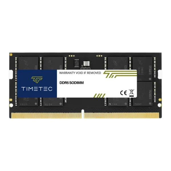 Timetec Premium DDR5 SODIMM Laptop Memory, 16GB Memory Capacity, 5600MHz Speed, CL46 CAS Latency, 44,800 MB/s Data Transfer Bandwidth, 1.1 Voltage, Unbuffered, Non-ECC | 76TT56NUS1R8-16G - Image 1 Timetec Premium DDR5 SODIMM Laptop Memory, 16GB Memory Capacity, 5600MHz Speed, CL46 CAS Latency, 44,800 MB/s Data Transfer Bandwidth, 1.1 Voltage, Unbuffered, Non-ECC | 76TT56NUS1R8-16G - Image 1