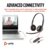 5d5b1e98992a8570c32e9c0a7f6c53a6-hi.jpg Poly Blackwire 3220 USB-C Headset with USB-C to USB-A Adapter, Noise-Canceling Microphone, Inline Call Controls, Hearing Protection, USB-C Connectivity, Black