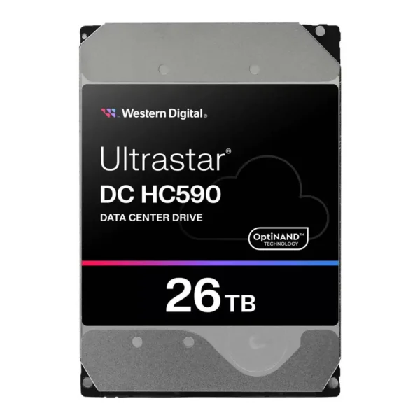 5dd778c41616b744eecb0d6a7af69b0b-hi.jpg Western Digital Ultrastar DC HC590 Data Center Internal Hard Drive, 26TB Capacity, SATA 6 Gb/s, SATA Interface, CMR Technology, SE Security | 0F65672