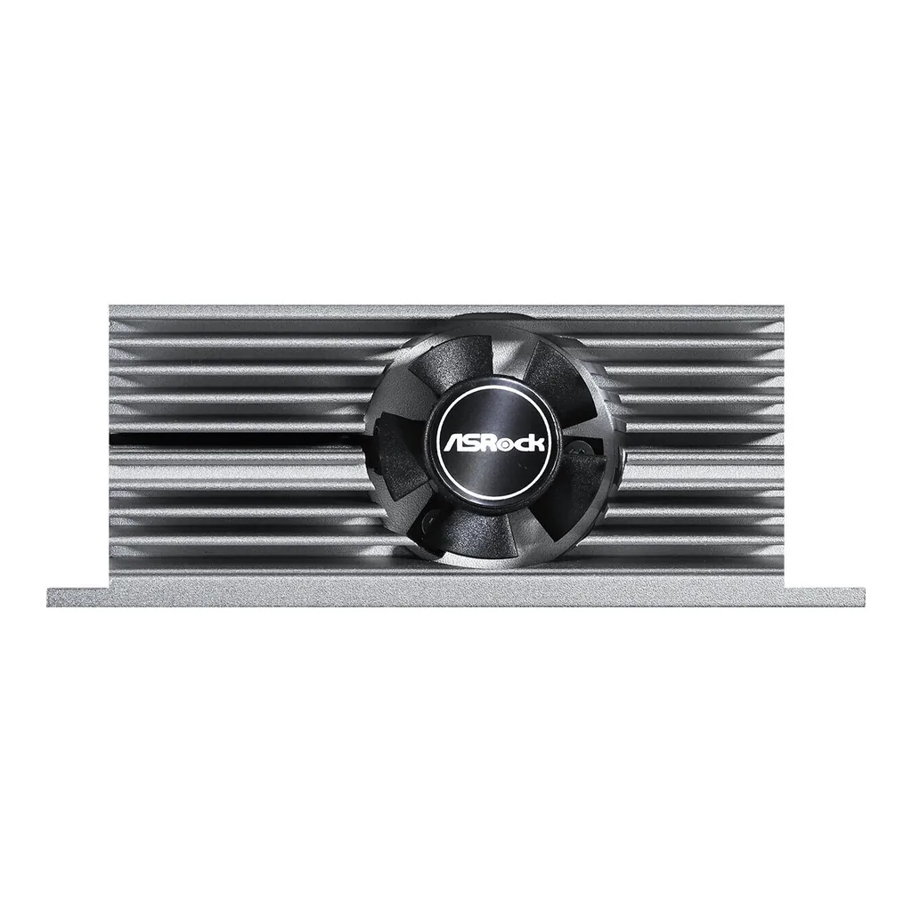 ASRock Blazing M.2 Gen5 Fan Heatsink, Silver - Image 2 ASRock Blazing M.2 Gen5 Fan Heatsink, Silver