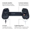 5ee2d92407c2a48fc95f24b4388eb478-hi.jpg Backbone One Mobile Gaming Controller, For iPhone / XBOX Edition, Collapsible & Compact Design, Low Latency Connection, 3.5mm Headphone Jack, Black