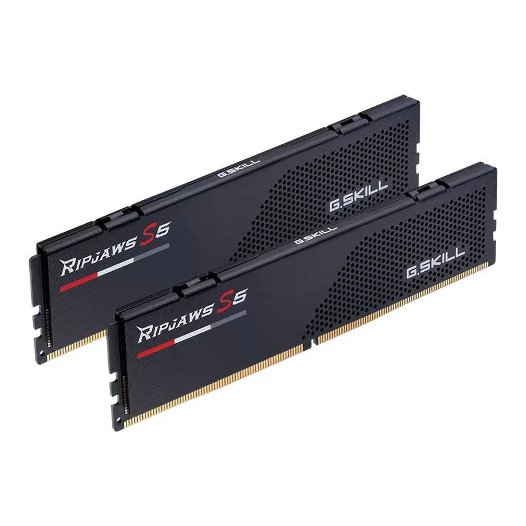 G.Skill Ripjaws S5 32GB (2 x 16GB) DDR5 Dual Channel Desktop Memory Kit, 6000 MT/s Memory Speed, CL 36 CAS Latency, Intel XMP 3.0, 1.35V, 288 Pin, Non ECC Unbuffered, Black | F5-6000J3636F16GX2-RS5K - Image 2 G.Skill Ripjaws S5 32GB (2 x 16GB) DDR5 Dual Channel Desktop Memory Kit, 6000 MT/s Memory Speed, CL 36 CAS Latency, Intel XMP 3.0, 1.35V, 288 Pin, Non ECC Unbuffered, Black | F5-6000J3636F16GX2-RS5K - Image 2