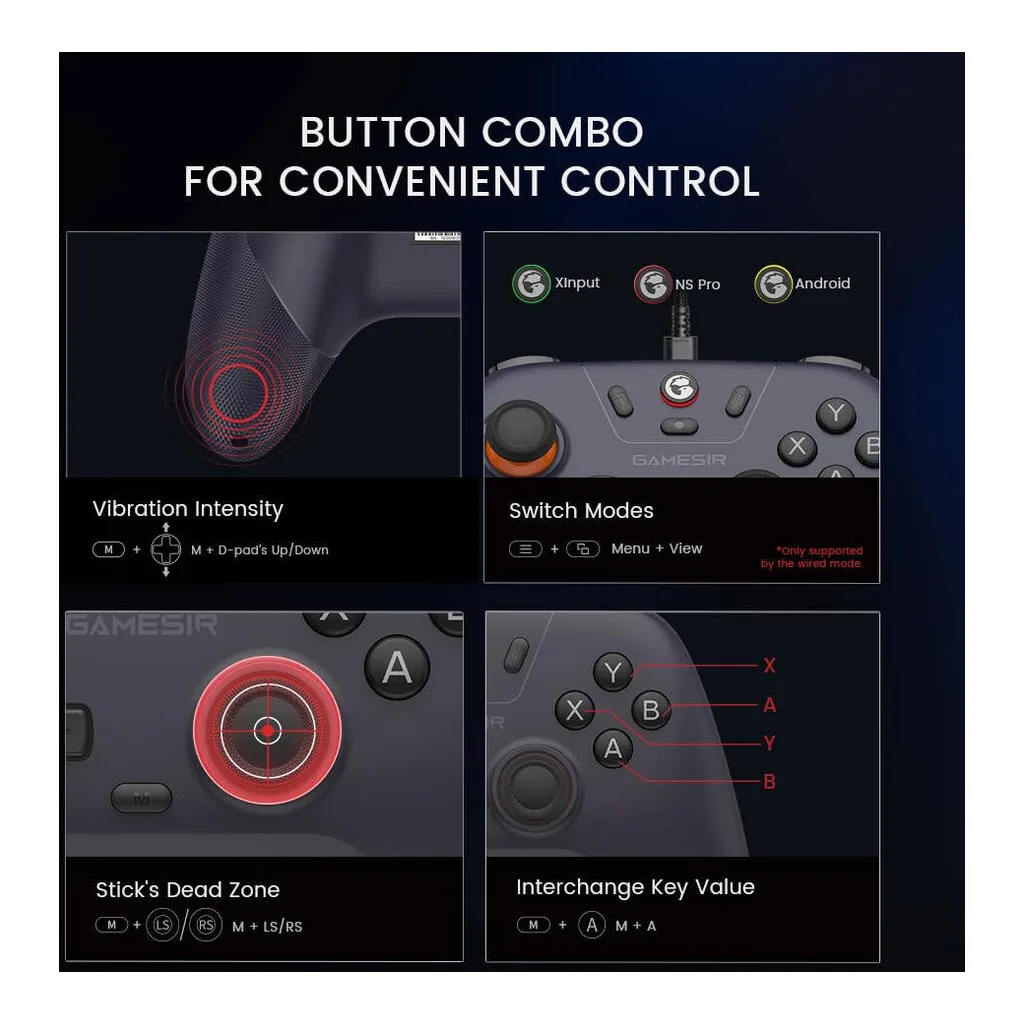 5fabf84b802958c8b32e20d74f5537d8-hi.jpg GameSir Nova Lite 2.4 T4NLP Wireless Controller, Bluetooth Gamepad with Hall Effect Trigger, Turbo, Rumble Vibration, Rechargeable for PC, iPhone, Android, Switch & Steam Deck, Purple
