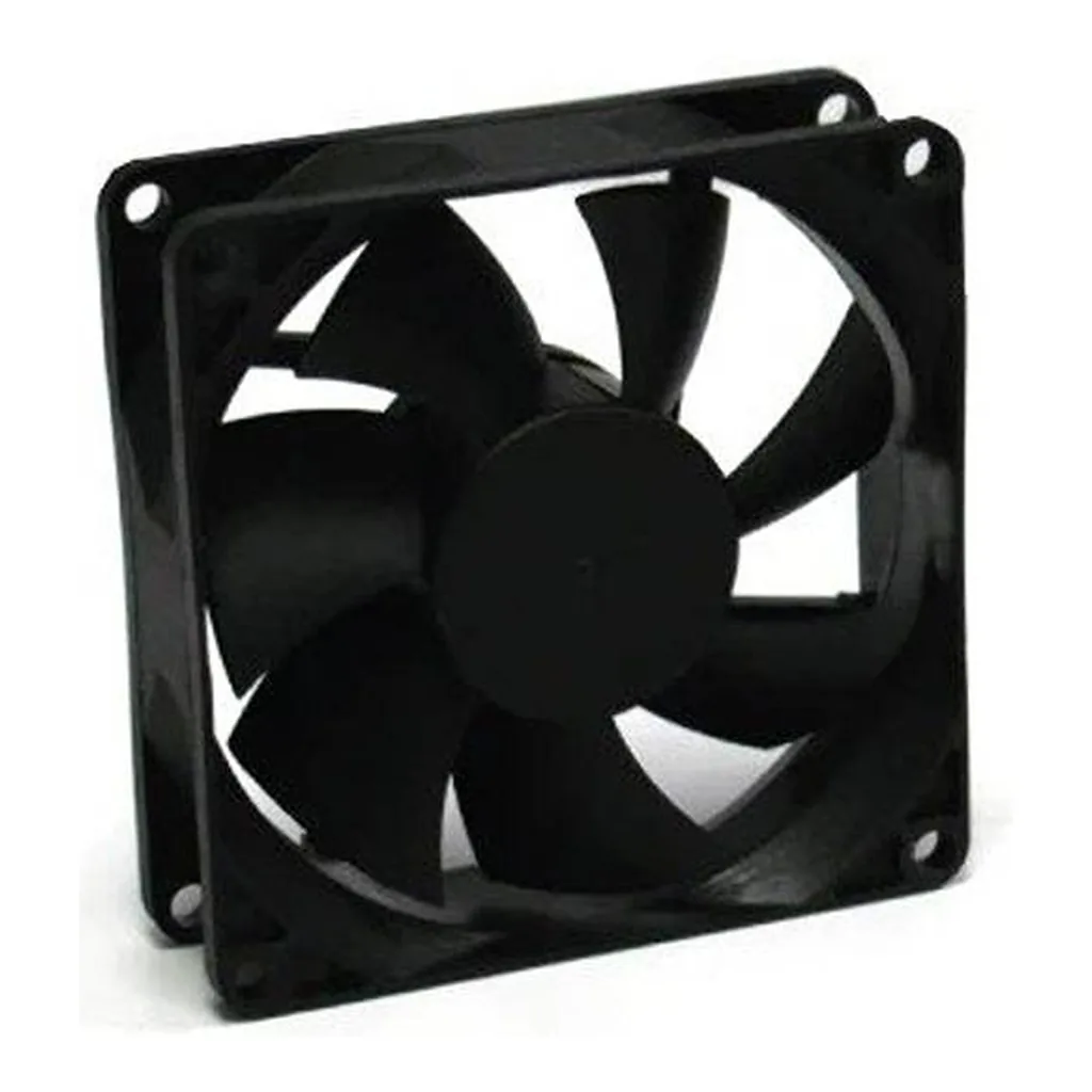 Generic DC 12V 2Pin Computer Case CPU Cooling Fan, Black - Image 2 Generic DC 12V 2Pin Computer Case CPU Cooling Fan, Black
