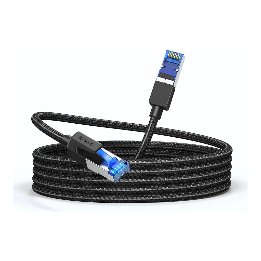 5ff6e5c52b660041c5d24ee17590154d-hi.jpg UGREEN 10 Meter Cat 8 Ethernet Cable, Gigabit Network Cable, High-Speed 40Gbps, 2000MHz RJ45 Internet, Braided Double Shielded, Compatible With Gaming Switch, PS4, PS5, PC, Router, TV, Xbox
