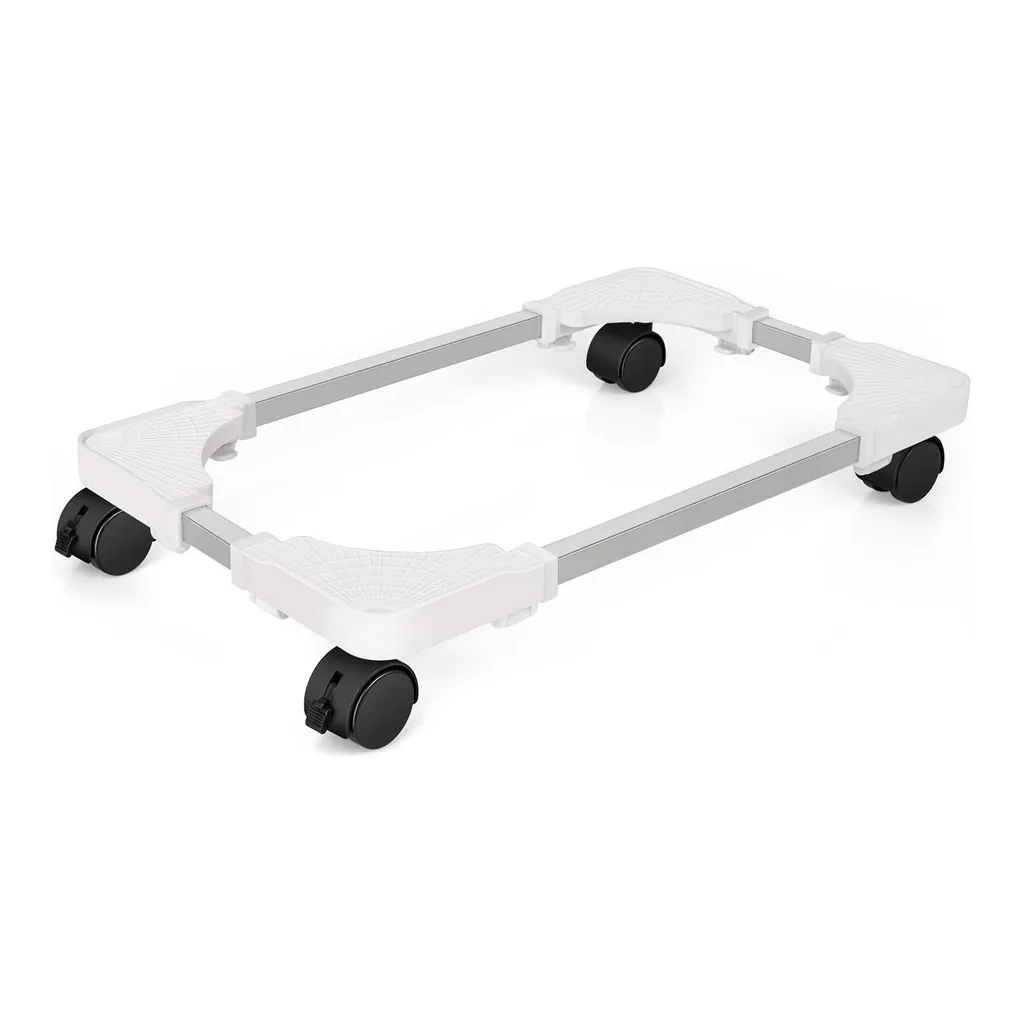 Liitrton Mobile CPU Stand Adjustable Computer Tower Stand with 4 Caster Wheels Fits Most PC, White | MCVTSZIGBD - Image 1 Liitrton Mobile CPU Stand Adjustable Computer Tower Stand with 4 Caster Wheels Fits Most PC, White | MCVTSZIGBD