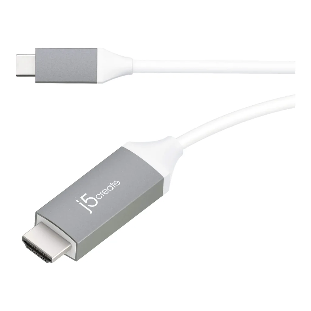 6185300_sd.jpg j5create - USB-C to 4K HDMI Cable - Gray