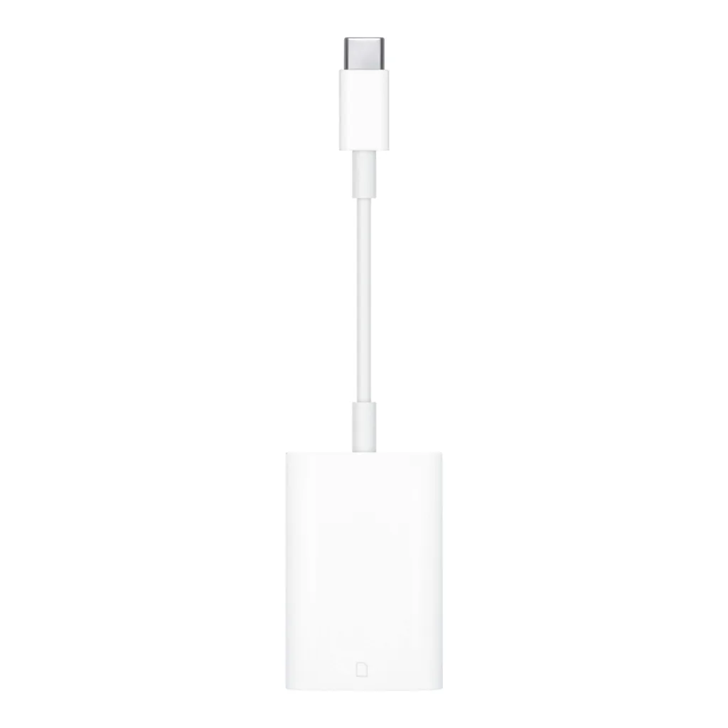 6228668_sd.jpg Apple - USB-C to SD Card Reader - White