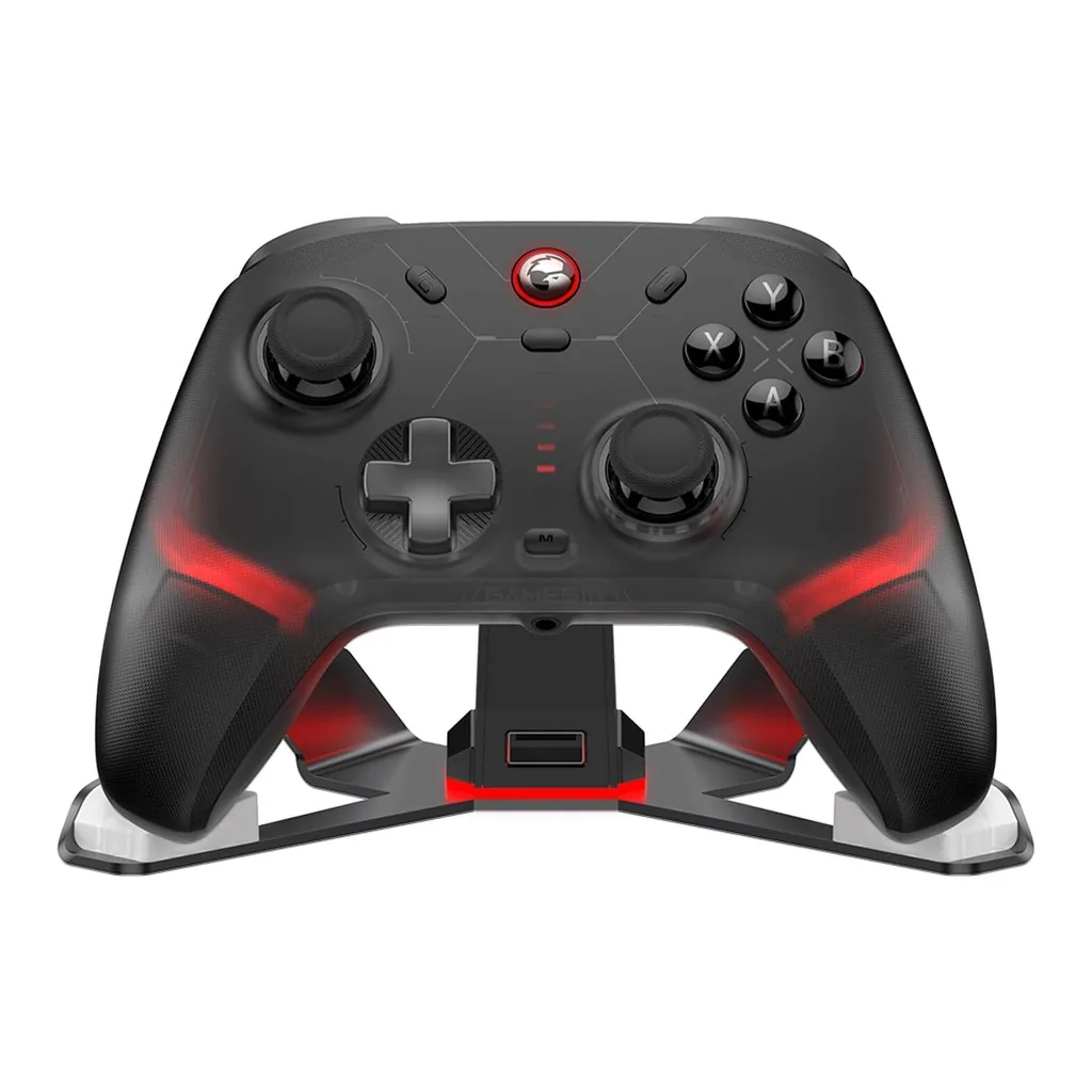 64a18cef8443c361e2d588b1cacd4473-hi.jpg GameSir Cyclone 2 Multiplatform Wireless Controller, TMR Electromagnetic Joysticks & Hall Effect Switch triggers, 6-axis Gyro Controller Switch/PC/iOS/Android/Steam, Shadow Black Bundle