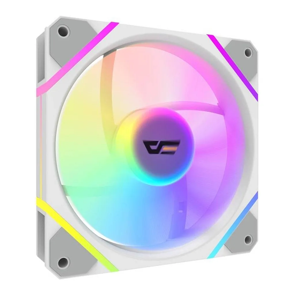 DarkFlash A-RGB Cooling Fan, White | DM12F-3IN1-White - Image 2 DarkFlash A-RGB Cooling Fan, White | DM12F-3IN1-White