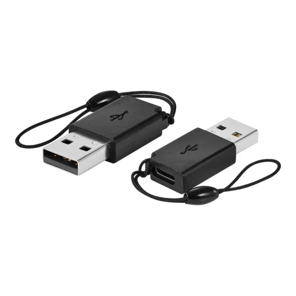 6541128ld.jpg Best Buy essentials™ - Female USB-C to Male USB Adapter (2-Pack) - Black
