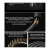 AIJS ATX 24-Pin Motherboard Power Extension Cable with ARGB SYNC, Black - Image 3 AIJS ATX 24-Pin Motherboard Power Extension Cable with ARGB SYNC, Black