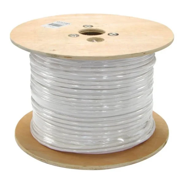 65fbe1eb6895e43041ba1bdd2d904fc1-hi.jpg Taradhin Premium Quality CAT6 FTP, 23AWG, 0.575mm, CCA Network Cable, Up To 10 Gbps Data Transmission Speeds, 4P Fresh PVC Jacket, 305 Meters, Drum Roll, Gray