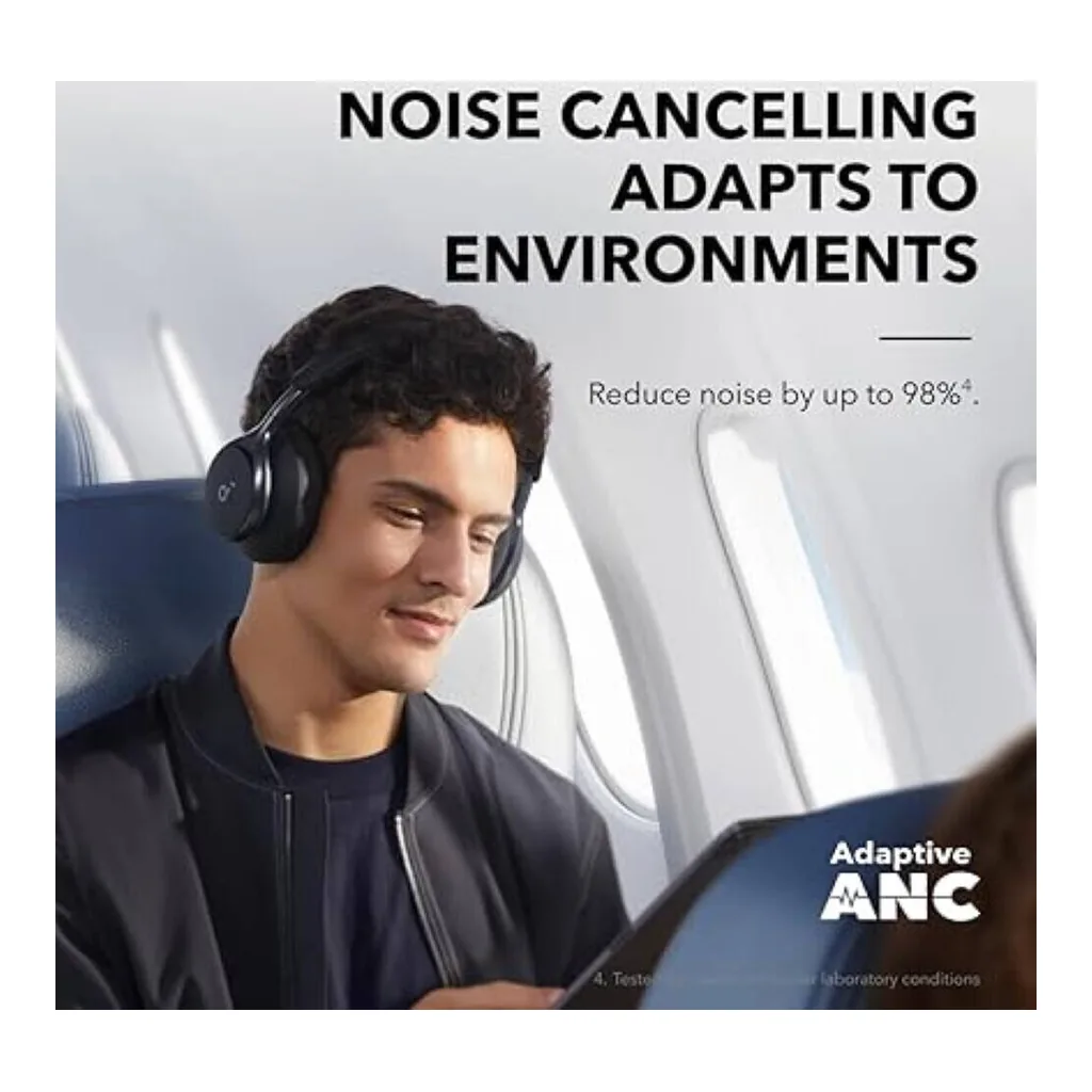 662d32df05067aad9314a29341e68a68-hi.jpg Soundcore by Anker, Space One, Adaptive Active Noise Cancelling Headphones, Enhanced Human Voice Reduction, 40H ANC Playtime, LDAC Hi-Res Wireless Audio, Black