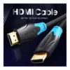 679ecfa93d0e4ad93857c7ccc7a611e9-hi.jpg Vention 4K HDMI Round Cable, 1080P High Definition, With Ethernet and 3D Support, 1.5 Meter Length, Gold Plated, Black